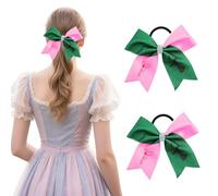 2 corde per capelli da strega da donna, rosa e verde, accessori a tema strega, regali malvagi per donne, accessori per capelli malvagi per Halloween/feste di compleanno (corda per capelli)