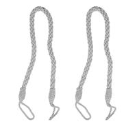 2 corde per tende semplici tessute a mano, pratiche cinghie per tende