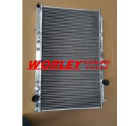 2 core FOR Mitsubishi Lancer EVO 1 2 3 Race Aluminum Radiator with sensor hole