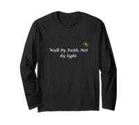 2 Corinzi 5:7 WalkByFaith Not by Sight Bibbia Versetto Maglia a Manica