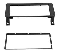 2 - Cornice per cruscotto DIN per 9-3 2007-2010, cornice per quadro strumenti con navigatore, pannello surround per stereo, radio e DVD con cornice interna ed esterna, kit di
