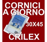 2 Cornici a Giorno 30x45 in Crilex Antinfortunistico, Ultra- Trasparente e Leggero - Cornice in Crilex 30x45 - Conf. da 2 Pz.