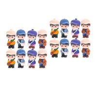 2 Count Figurina Del Ragazzo Dimensionale Giocattoli Miniatura Arredamento