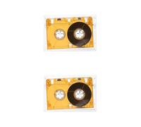 2 Count Mini Registratore Nastro Audio Vuoto Del Cassette Vergini