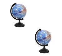 2 Count Modello Lunare Globo Spaziale Sfera Della Mappa Da Scrivania
