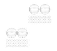 2 Count Piccolo Palla Ripienabile Trasparente Sfere Di Plastica Riempibili