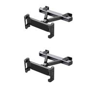 2 Count Portatablet X Auto Poggiatesta Supporto Per Telefono Da Regolabile