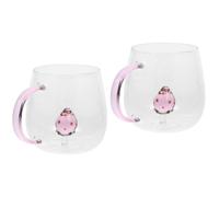 2 Count Tazza Da The Bicchiere Di Alla Fragola Tè Tazze Fragole