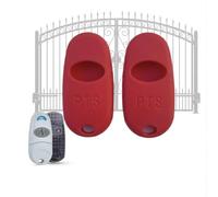 2 Cover In Silicone Telecomando Cancello, 433,92 MHz Custodia Antiurto Compatibile CAME Telecomando TOP-432EE., Astuccio ProtettivoTelecomando Porta del Garage (Fuxia Fuxia)