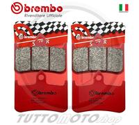 2 CP PASTIGLIE FRENO ANTERIORI BREMBO ROSSE SINTER HONDA CB900F HORNET 2005