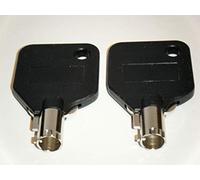2 Craftsman Gladiator GarageWorks Cassetta degli attrezzi Chiavi di blocco Codice Cut F21 con tappi neri per una facile identificazione e funzionamento delle chiavi della scatola degli attrezzi