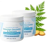 2×Crema Per Dermatite Seborroica,Balsamo Lenitivo Per Il Cuoio Capelluto, Crema Per Il Trattamento Di Dermatite Seborroica E Psoriasi,idratante Viso Per Psoriasi, Non Appiccicosa Tutti I Tipi Di Pelle