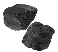2 cristalli grezzi in tormalina nera, 4,6-5,6 cm, pietre grezze, cristalli curativi per burattare, decorazione di cavoli, lucidatura, avvolgimento, wicca, reiki, roccia naturale, regali