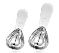 2 cucchiai dosatori da caffè, da 15 ml e 30 ml, cucchiaino da caffè in acciaio inox, con manico lungo, riutilizzabili, per misurare