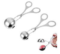 2 cucchiai per carne e polpette, in acciaio inox, per polpette di carne