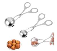2 cucchiai per carne e polpette, in acciaio inox, per polpette di carne