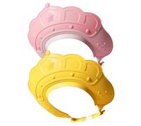 2 cuffie da doccia per bambini da 0 a 12 anni, regolabili, morbide a forma di corona, protezione per il lavaggio dei capelli del bambino, antiscivolo, anti-reflusso, per i più piccoli, accessori esse