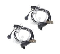 2 cuffie senza mani per Kenwood TK-3230 TK-3360 TK-3400 TK-3402 TK-5220