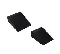 2 cunei elastici per piedi blocco sollevamento pesi squat piattaforma cunei antiscivolo blocchi allenamento forza macchina gamba allenamento gamba macchina macchina gamba macchina tallone piattaforma