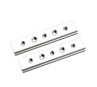 2 cursori a T in alluminio per tavoli per la lavorazione del legno, troncatrici e trapano da tavolo, compatibile con varie attrezzature per la lavorazione del legno (100 mm)