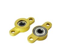 2 cuscinetti a cuscinetto a blocchetto da 5 mm, 6 mm, 7 mm, 8 mm, 10 mm KFL05, KFL06, KFL07, KFL08, KFL10 con cuscinetti a piedistallo in rame(5mm)