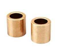 2 cuscinetti a manicotto in ottone, diametro interno 20 mm, boccola in rame ottenuta tramite metallurgia delle polveri, adatti per macchinari industriali e apparecchiature elettriche.20x26x20mm