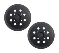 2 cuscinetti abrasivi da 125 mm, 15 pollici, 8 fori con gancio e anello per levigatrice orbitale, cuscinetti di ricambio compatibili con R90, R41, R80, P411