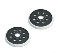 2 cuscinetti abrasivi da 125 mm, 8 fori, per Bosch GEX125-1AE PEX220 casuali per levigatrice orbitale