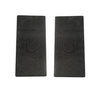 2 cuscinetti abrasivi quadrati piatti per levigatrice 9045, ricambio per piastra di supporto in spugna, 236 x 116 x 8,5 mm, compatibile con fogli standard