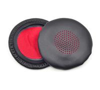 2 Cuscinetti Auricolari di Ricambio Compatibili con Plantronics Voyager Series - Nero e Rosso