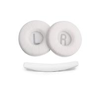2 cuscinetti auricolari di ricambio da 70 mm, morbidi cuscinetti per cuffie Tune 600 T450 T450BT T500BT (bianco)