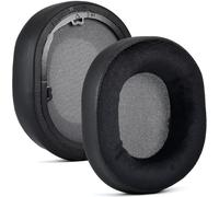2 Cuscinetti Auricolari Neri in Pelle e Velluto Compatibili con Cuffie Corsair HS55 HS65 HS55 PRO