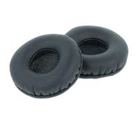2 Cuscinetti auricolari per cuffie con un cuscinetto auricolare da 50 mm nero