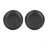 2 cuscinetti auricolari per cuffie Logitech Zone per 750, cuscinetti di ricambio in memory foam in pelle proteica, ascolto silenzioso, 6,5 x 6,5 cm