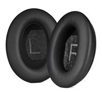 2 cuscinetti di ricambio per auricolari Bose QuietComfort QC45 QC35, nero, pelle proteica e memory foam, 10 x 7,6 cm