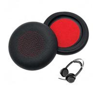 2 cuscinetti di ricambio per Plantronics Voyager Focus B825/1&2 UC | Copriauricolari per Blackwire 5200/C5200/5210/C5210/C5220/7225, in morbida pelle proteica, per ufficio e casa