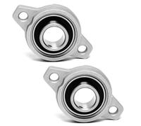 2 cuscinetti flangiati, cuscinetti a sfera KFL000, cuscinetto a sfera, 10 mm, diametro interno, cuscinetto a sfera, cuscinetto, cuscinetto a sfera, cuscinetto a sfera, cuscinetto ad albero rombo per
