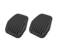 2 cuscinetti per pedale del freno e della frizione dell'auto, in gomma antiscivolo, compatibili con Ford Focus, colore nero, montaggio diretto, facili da installare