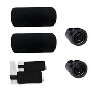 2 cuscinetti per stampelle, imbottitura per stampelle, supporto per stampelle, accessori contro l'attrito, imbottitura con vestibilità migliorata, assorbe il sudore, confortevole e antiscivolo