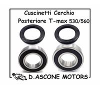 2 CUSCINETTI RUOTA POSTERIORE E PARAOLI TMAX 530 560 2017 2018 2019 2020 2021