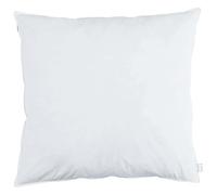 2 cuscini da 50 x 50 cm, con imbottitura in piuma, bianco, per chi dorme sulla schiena, sul fianco e sulla pancia, traspirante, lavabile, supporto ergonomico per il collo