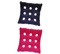 2 cuscini gonfiabili ipoallergenici per sedile e schienale rosa/blu