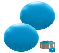 2 cuscini gonfiabili per piscina, rotondi da 1,2 m, per coperture per