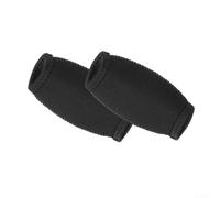 2 cuscini per il mento progettati per caschi da calcio e compatibili con caschi da rugby, hockey e sport acquatici con materiali efficaci per assorbimento della forza (nero)