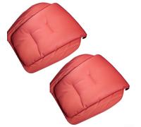2 cuscini per sedili auto, per la prima fila, progettati per BMW e modelli compatibili, offrono comfort per tutte le stagioni (rosso)