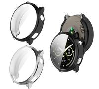 2 custodie con pellicola protettiva compatibile con Garmin Venu 4 45 mm, anti-graffio, protezione completa Shell, custodia flessibile in TPU per smartwatch Garmin Venu 4 45 mm