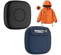 2 custodie impermeabili in silicone con pin per Tile Mate 2024/2022 - Supporto GPS nascosto per bambini, adolescenti, anziani, animali domestici, borse, bagagli, custodia anti-smarrimento e