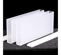 2 cuvette in quarzo da 100 mm con coperchio for spettrofotometro - Alta trasmittanza JGS1(Fully fution)