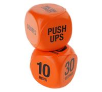 2 dadi decisionali per esercizi, attrezzature per allenamento, giochi a 6 lati, per fitness gruppo e lezioni fitness