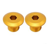 2 dadi di bloccaggio per asse anteriore per Surron e moto da cross Light Bee realizzati in lega di alluminio 6061 con tecnologia di lavorazione CNC per prestazioni affidabili (oro)